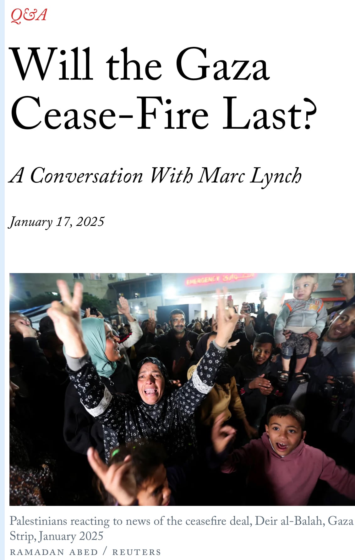 What to expect from the Gaza ceasefire