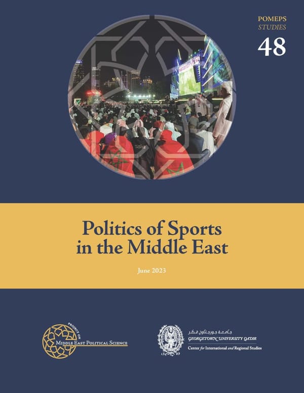 Sports and Politics in the Middle East