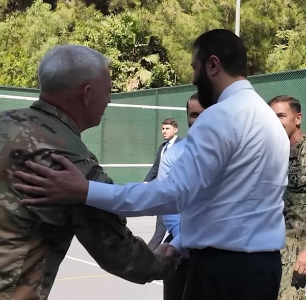 Sharaa shoots his shot